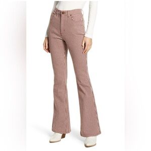 Lee flared checkered jean size 24